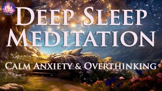 Sleep Meditation😴To Calm Anxiety With Full Body Relaxation Hypnosis Music 432 Hz Binaural Beats [upl. by Abbi6]