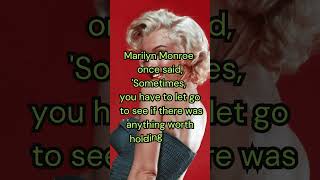 Marilyn Monroe Can You Find True Love by Letting Go of the Past [upl. by Yntirb]