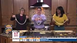 SUPERPRETZEL Featured on WRGT Channel 45 for National Soft Pretzel Month [upl. by Nahgam316]