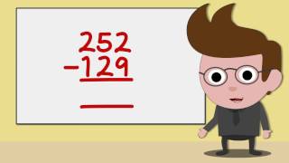 Malmesbury Park Primary School  Homework Help Video  Column Subtraction [upl. by Sialac]