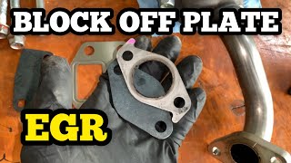 How to Block EGR to Prevent Carbon Build Up on Turbo Diesel Engines [upl. by Segal288]