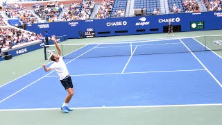 Daniil Medvedev amp Alexander Zverev Practice Set Highlights  USO 2024 [upl. by Niac]