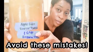 DIY Apple Cider Vinegar 30Day UPDATE  Mistakes were made [upl. by Wahlstrom]