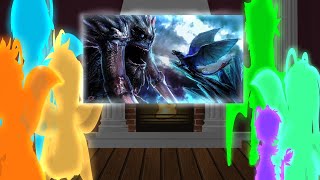 Wings of Fire react to Toothless and Hiccup vs the Bewilderbeast [upl. by Aleacim538]