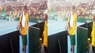 3D Behind the Scenes Davis Cup Australia v Korea 2012 [upl. by Atsirk]