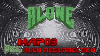 Alone  Map09 Alien Resurrection 100 Crispy Doom [upl. by Mohamed]