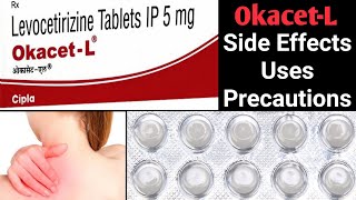 Okacet L tablet uses in hindi  Side Effect  Precaution levocetirizine Midicine Hub [upl. by Ulani393]