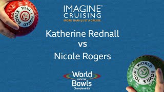 World Indoor Bowls Championship 2024 Katherine Rednall vs Nicole Rogers  Day 13 Match 3 [upl. by Mosier]