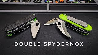 Double Spyderco blades on a Swiss Army Knife  YES [upl. by Halle]