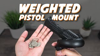 3D Printed Pistol Gun Mount for Oculus Quest and Rift S [upl. by Berck766]