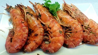 ✅gambas  langostino a la plancha  Grilled shrimps [upl. by Ynohtona]