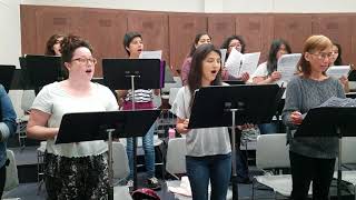 Santa Ana College Choir performing quotLiliumquot from quotElfen Liedquot [upl. by Aay]