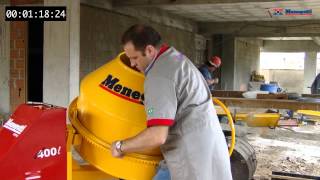 Video Menegotti ¡Reto en la Obra  Hormigonera Rental 400l [upl. by Dlopoel]