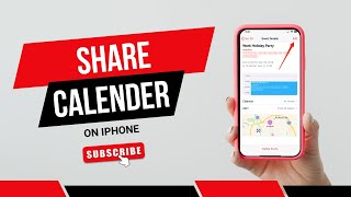 How To Share Calendar On iPhone [upl. by Nnaeiram]