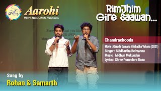 Chandrachooda  Cover Song by Rohan amp Samarth  Aarohi Bangalore [upl. by Wildon]