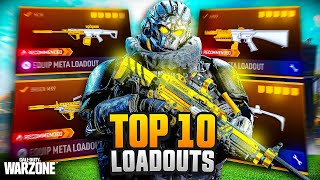 TOP 10 META Loadouts in Warzone [upl. by Shama]