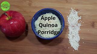 Apple amp Quinoa Porridge Quinoa baby recipe Apple and Quinoa Puree  High protein baby recipe [upl. by Uv]