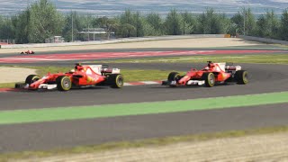 Sprint Race Ferrari SF70H Barcellona Moto  Assetto Corsa [upl. by Mundy]