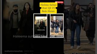 Halima Sultan real life vs Bala hatun real life whatsappstatus viralshorts [upl. by Namara]