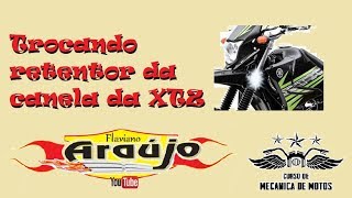 Como trocar o retentor de canela da XTZ 125 por Flaviano [upl. by Spiegleman]