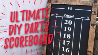 Ultimate DIY Dart Scoreboard with Reclaimed Barrel Staves [upl. by Ahsiram474]