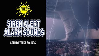 Siren Alert Alarm Sounds [upl. by Hickey]