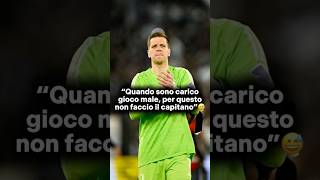 Szczesny spiega perché non può fare il capitano😅🧤calcio juve juventus seriea allegri [upl. by Ardie]