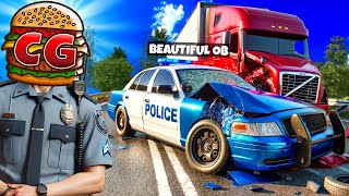 Police Chases with OB is a DISASTER in Police Simulator Highway Patrol [upl. by Feltie403]