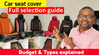 Car Seat Cover selection guide  How to select right seat cover  Tyes and budget explained  Birla [upl. by Lever982]