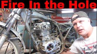 will it run antique honda trials bike pt 2 of 2 [upl. by Artimid]