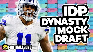 How to build your IDP Dynasty StartUp Roster  Dynasty Football 2023 [upl. by Maritsa]