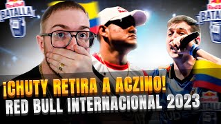 ¡CHUTY RETIRA A ACZINO RED BULL INTERNACIONAL 2023 [upl. by Seiuqram596]