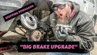 8388 Toyota Tercel MR2 Brake Upgrade [upl. by Nnaynaffit728]