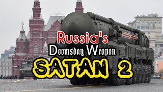 Russias Doomsday weapon Satan 2 RS28 Sarmat russia nuclear usa doomsday [upl. by Gelman721]