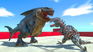 1 vs 1  Tech Rex vs All Dinosaur Development Indoraptor Indominus Rex Megalodon Rex  ARBS [upl. by Haines]