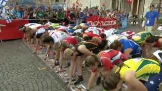 Selección Española de Orientación en el WOC 2014  Sprint Relevos Mixtos [upl. by Elleral]