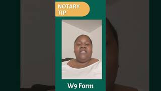 Notary Tip W9 Form [upl. by Agneta371]