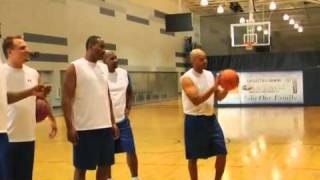 Spud Webb Proves He Can Still Dunk At Age 47 [upl. by Ahsilra797]