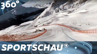 360°Video Die HerrenAbfahrt der alpinen SkiWM in St Moritz  Sportschau [upl. by Auos128]