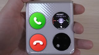 Huawei P50 Pocket incoming call [upl. by Ayinat]