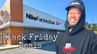 Nike Factory Store Black Friday preview [upl. by Aleahc]