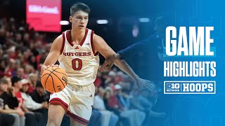 Merrimack at Rutgers  Highlights  Big Ten Mens Basketball  11202024 [upl. by Kery]