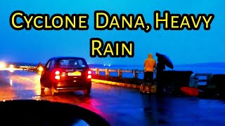 Dana Cyclone re Barsha  Au Pabana kn hela munduli Bridge Re  ବାତ୍ୟା ଦାନା [upl. by Einamrej]