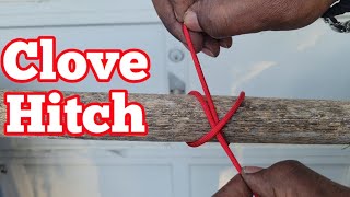 How to Tie The Clove Hitch 2 Ways [upl. by Eille623]