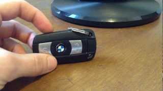 BMW e92e90e93 3 Series Comfort Access Key Fob Battery Replacement [upl. by Egarton]