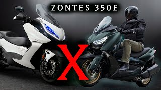 ZONTES 350E X TECH MAX 300  A MOTO DOS SEUS SONHOS OU A MOTO QUE VOCÊ PRECISA [upl. by Anaibib]