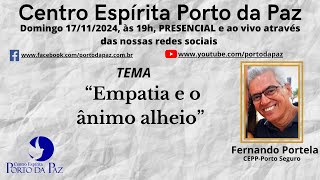 FERNANDO PORTELA  Tema quotEmpatia e o Ânimo Alheioquot [upl. by Airotciv]