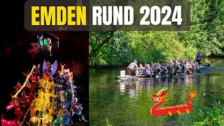 Emden Rund 2024  Drachenboot Lampionfahrt amp Regatta in der grünen Hölle 🌳 [upl. by Kowal]