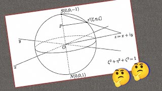 What is Stereographic Projection  infinity in Complex plane  Mathgalaxy [upl. by Ettesus]