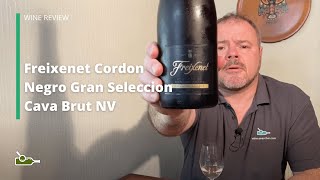 Wine Review Freixenet Cordon Negro Gran Seleccion Cava Brut NV [upl. by Cherie]